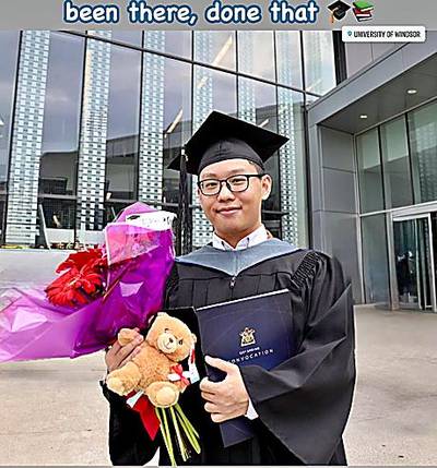 Ngày nhận bằng thạc sĩ.