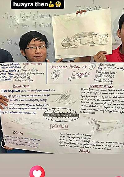 Bản vẽ tay Pagani Huayra.